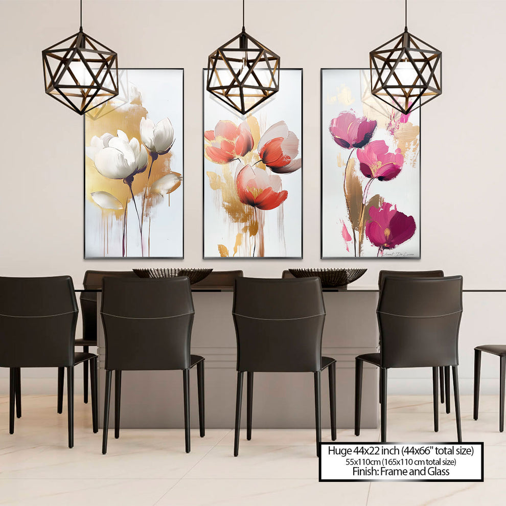 Elegant Flowers - 3 Parts