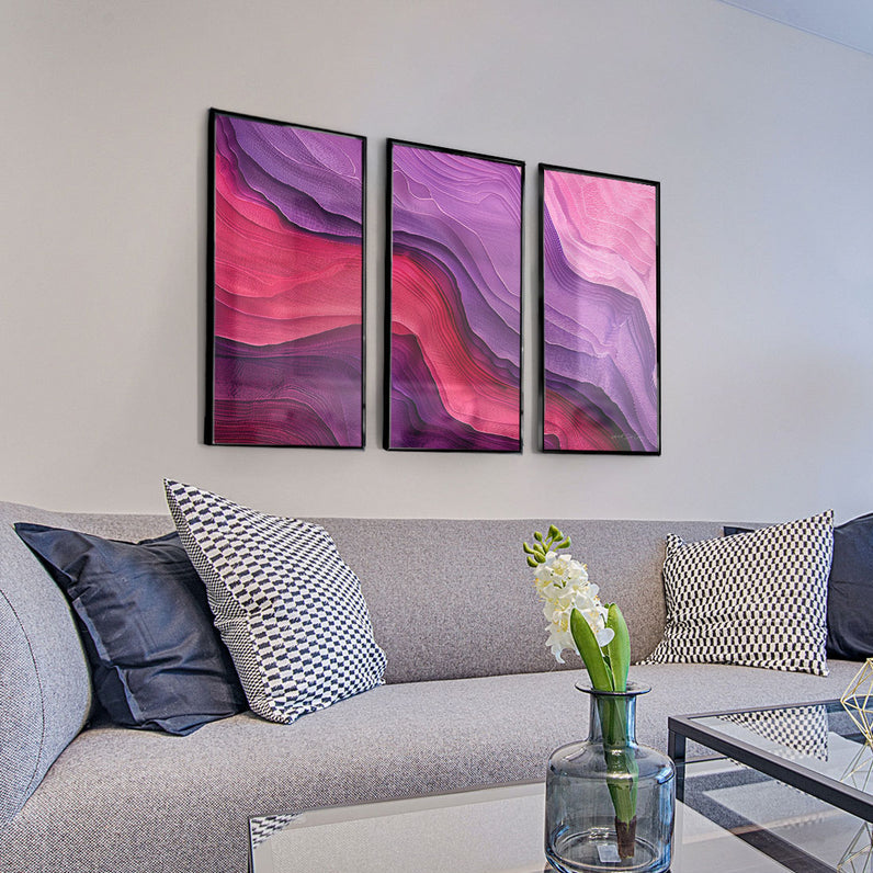 Enchanted Marble Abstract - 3 Parts