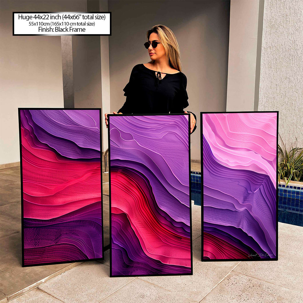 Enchanted Marble Abstract - 3 Parts