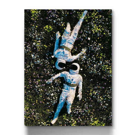 Space Nap In Flowers