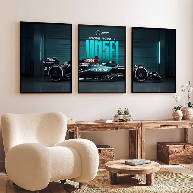 HOTHOUSE Big Mercedes F1 Car Framed Posters