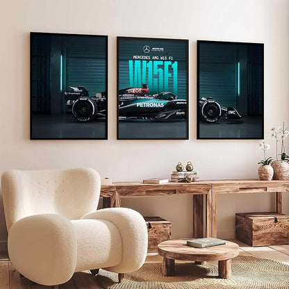 HOTHOUSE Big Mercedes F1 Car Framed Posters