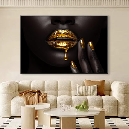 Metallic tribal Single Wall Art