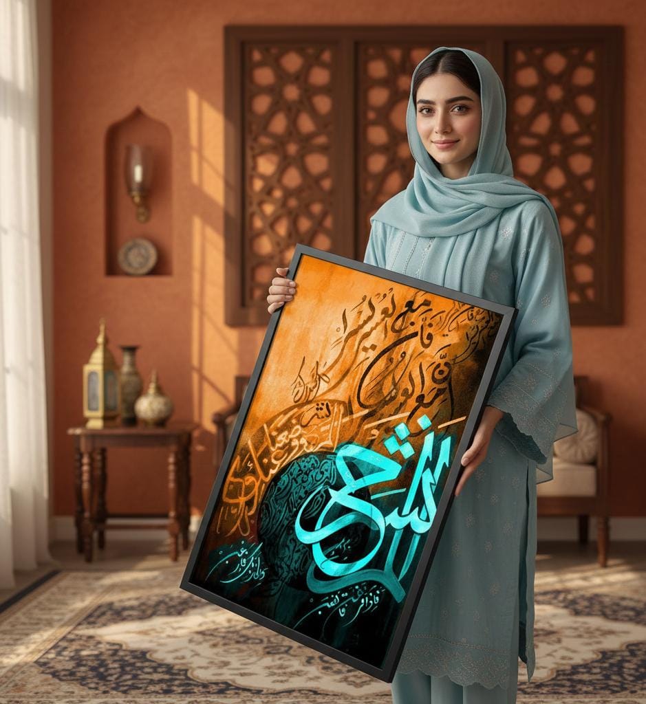 Surah Nashra | Premium Canvas | Wall Art