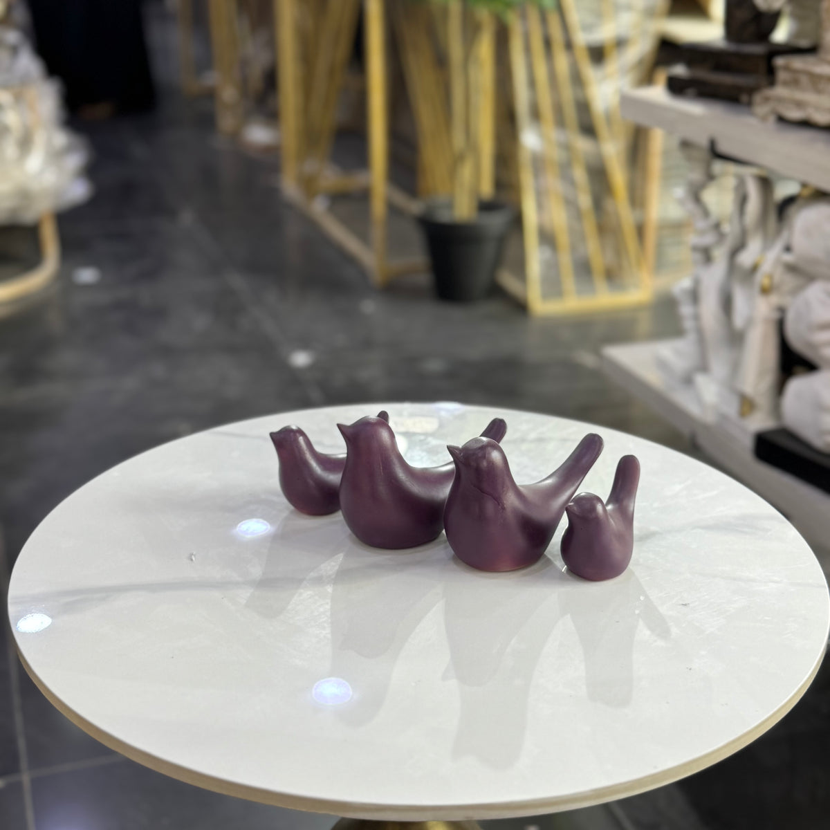 Minimalist Bird Family Set – Modern Table Decor