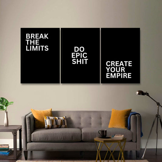 Do Epic Shit | SET OF 3 FRAMES