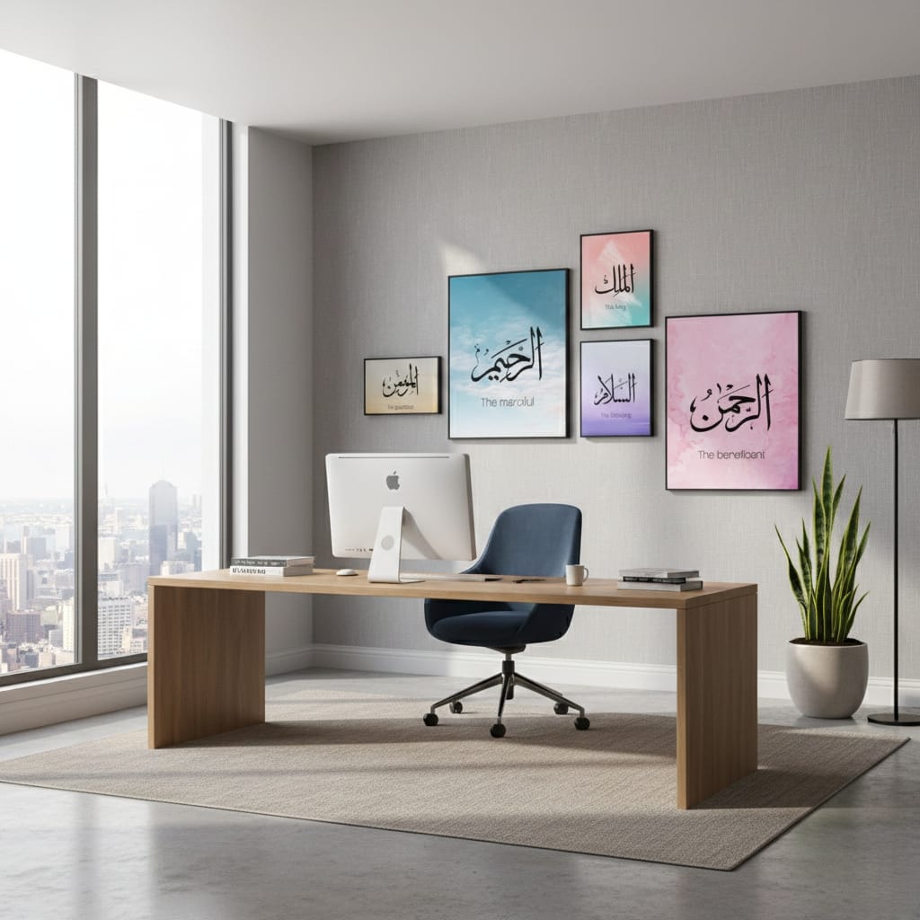 Color full Islamic frames