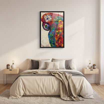 Abstract Parrot Bird  Wall Art