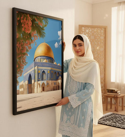 Masjid-Al-Aqsa Canvas Frames | Wall Art