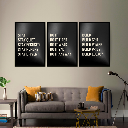 Stay, Do & Build Trio
