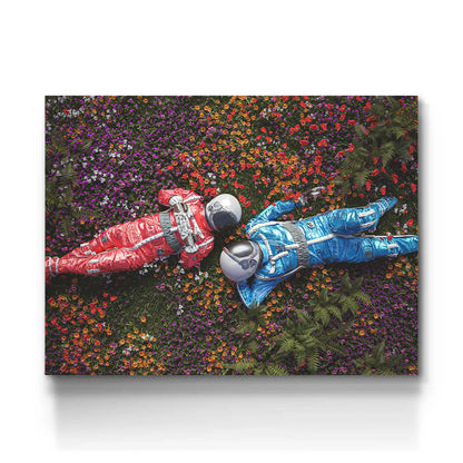 Cosmic Couple In Flower Field