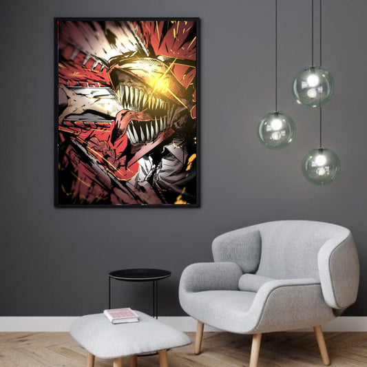 Chainsaw Man Anime Wall Art