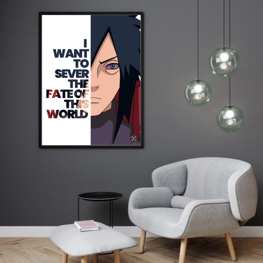 Madara Uchiha Noutro Anime Wall Art