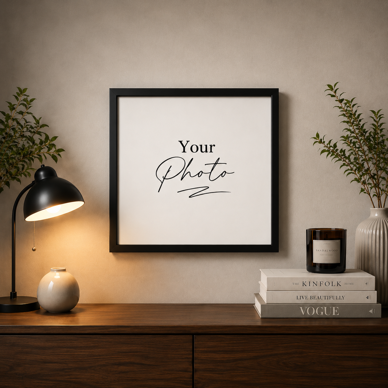Square Single Custom Frame | Personalized by you