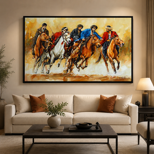 Majestic Horse Riders Wall Art