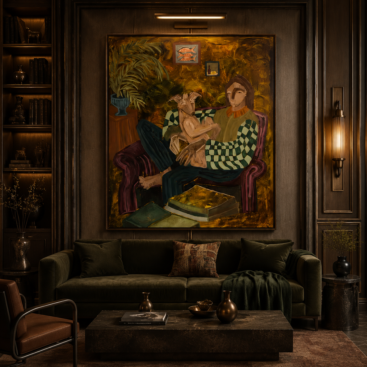 Bohemian Essence Abstract Canvas Wall Art Frame