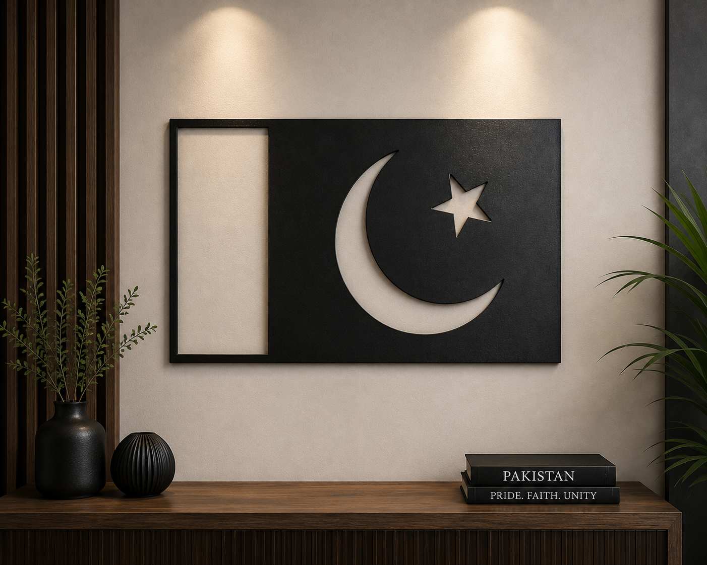 Pakistan Flag Metal Wall Art