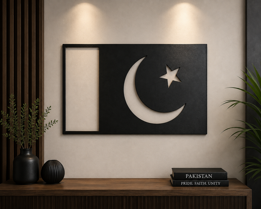 Pakistan Flag Metal Wall Art