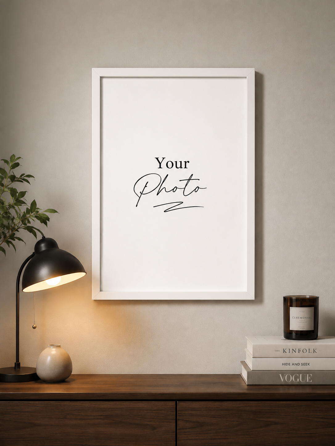 Vertical Single Custom Frame | Personalized by you