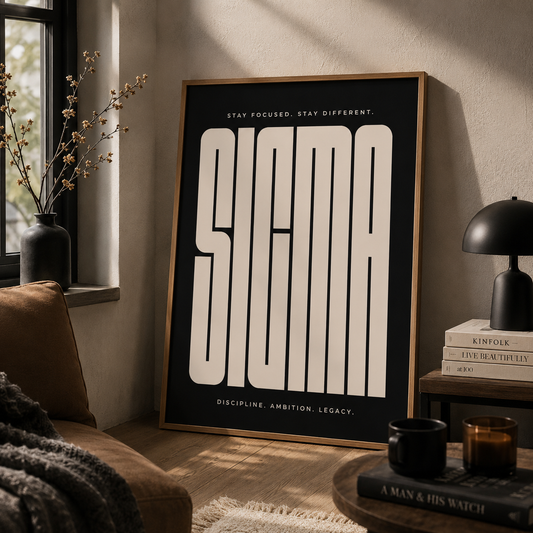 SIGMA — Defined by Discipline Wall Art