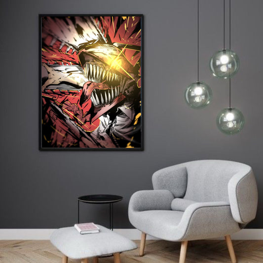 Chainsaw Man Anime Wall Art