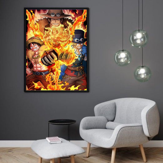 ASL trio Anime Wall Art