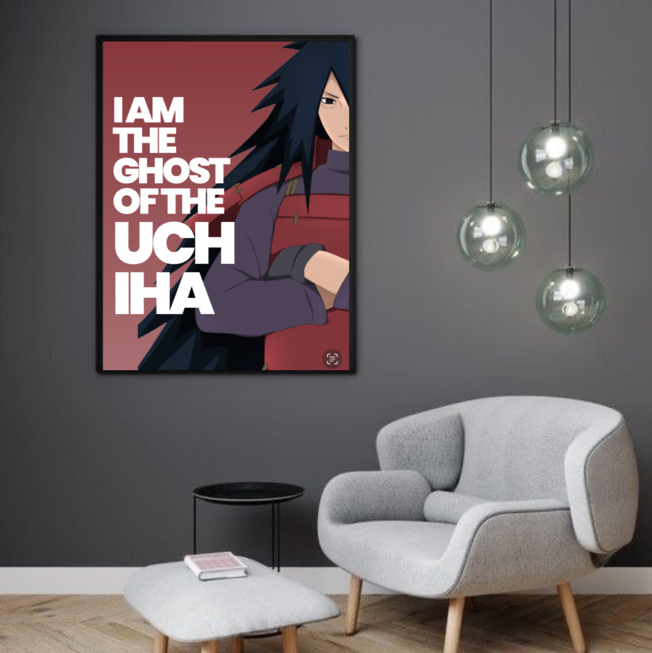 I am the ghost of the Uchiha Anime Wall Art
