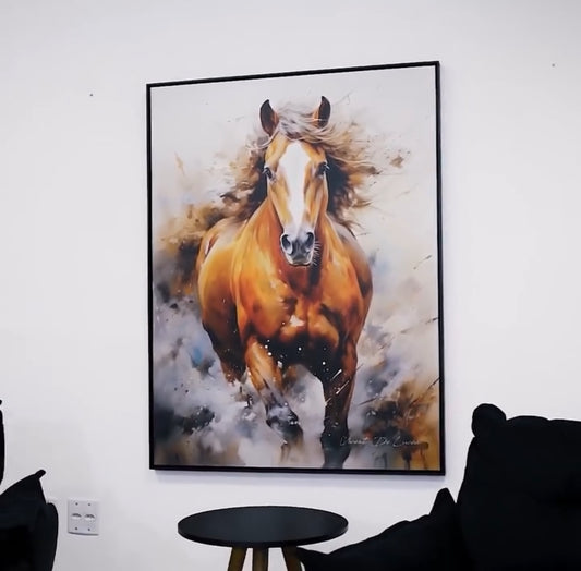 Desert horse running | Wall Art