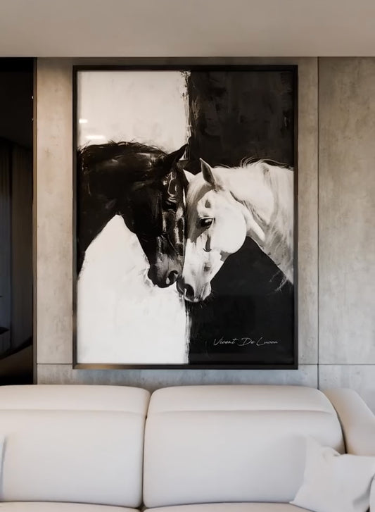 Face to Face horse - Wall Art