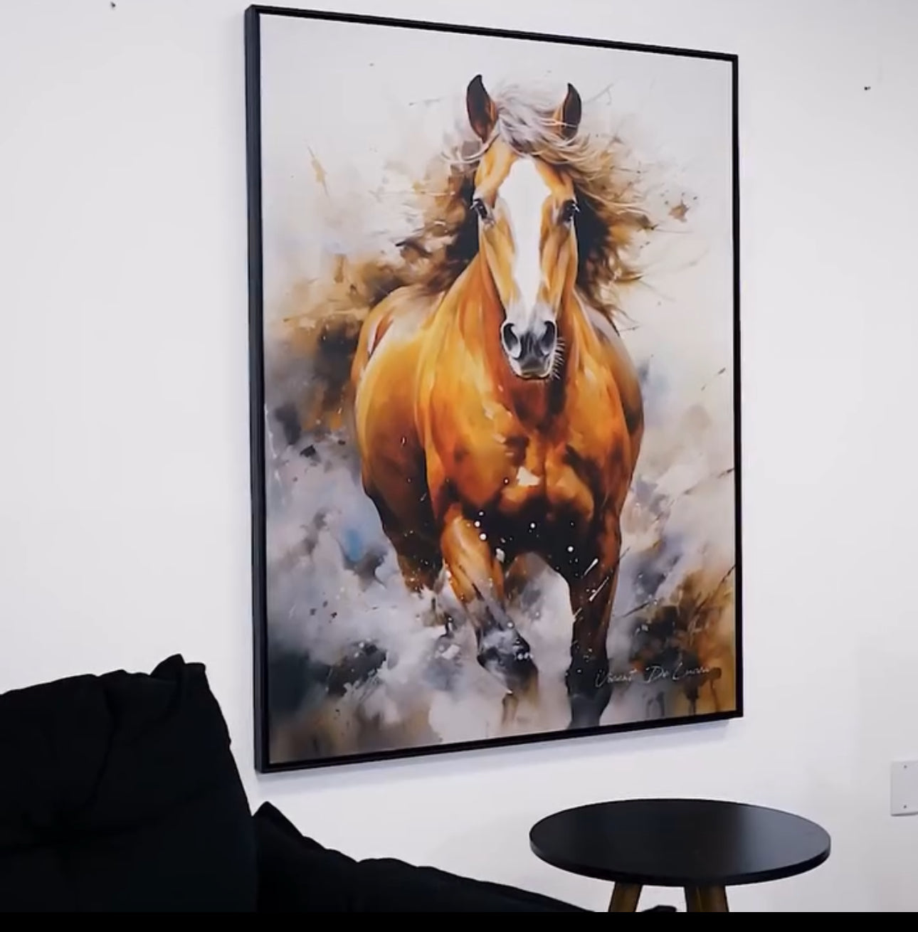Desert horse running | Wall Art