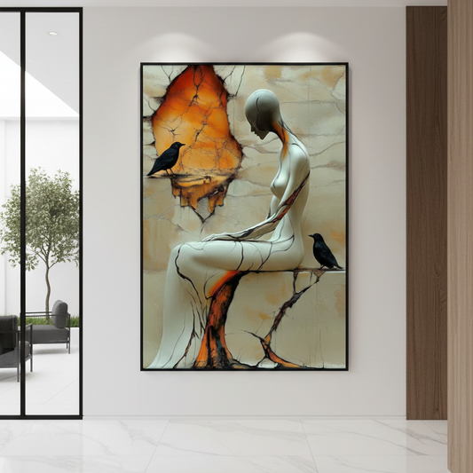 Face Nordic Single Wall art