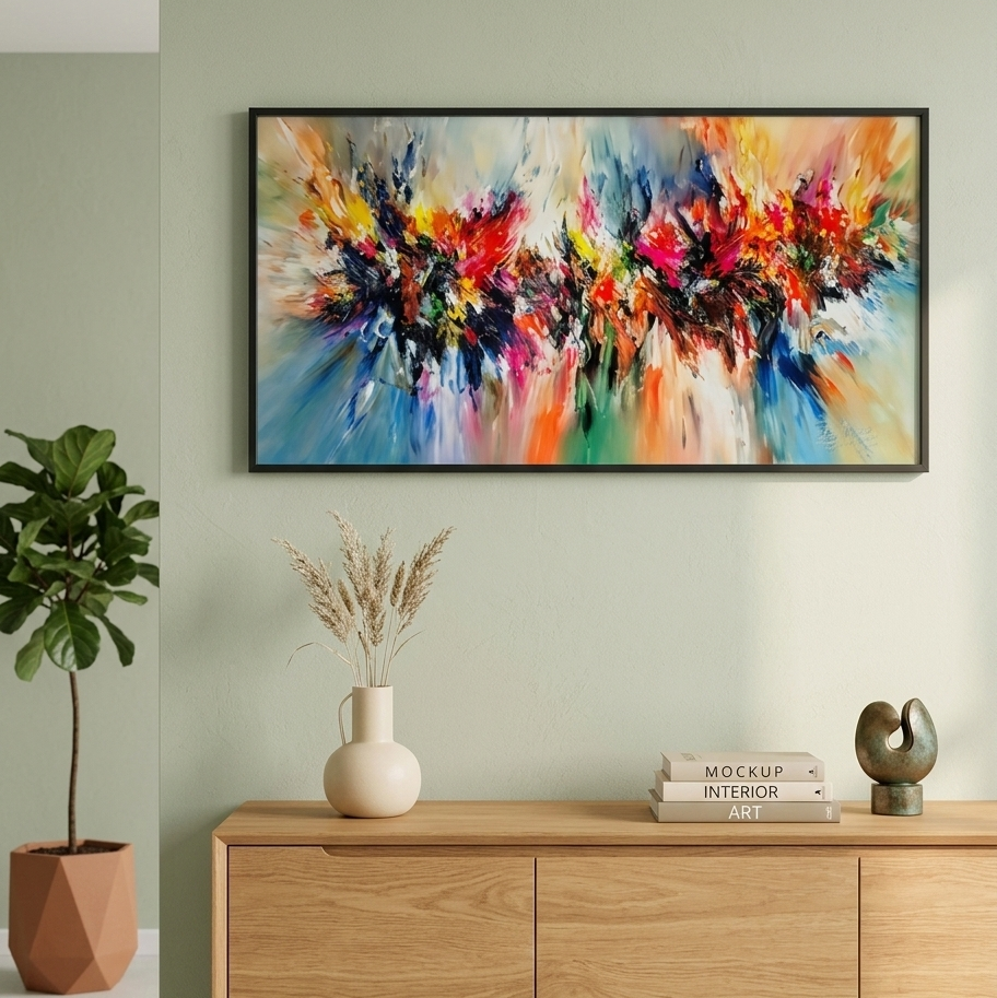 Modern Harmony | Light and Texture Abstract Canvas Art