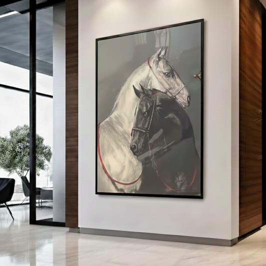 Noir & Ivory Single Wall art