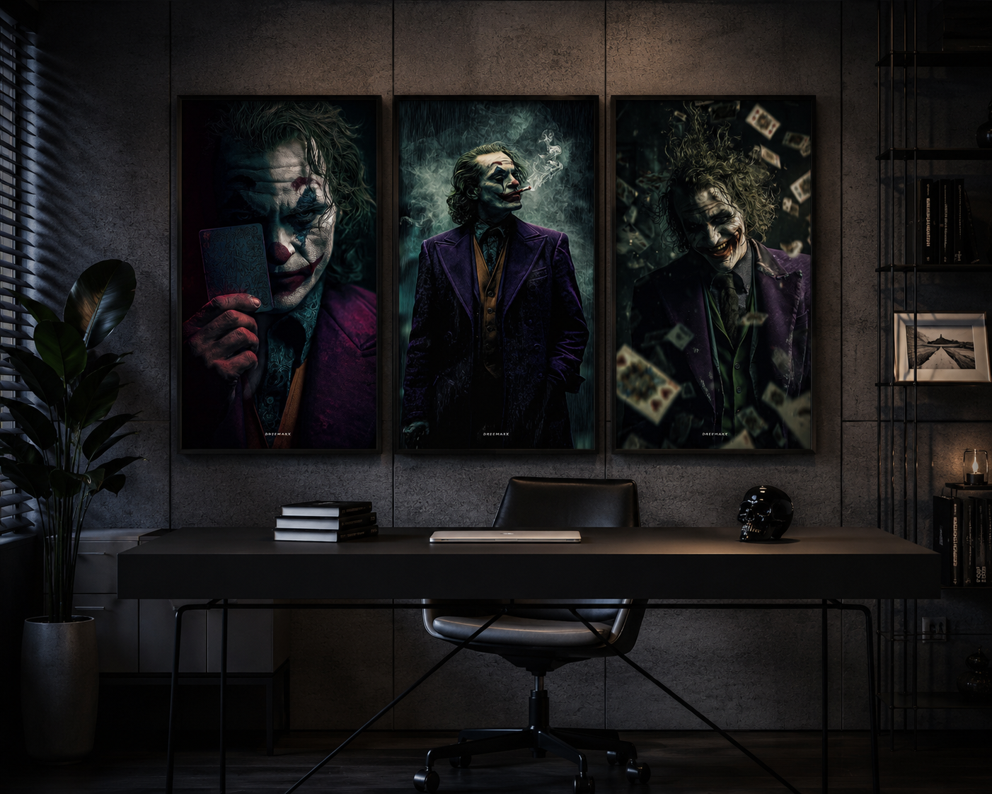 Joker Life style Wall Art