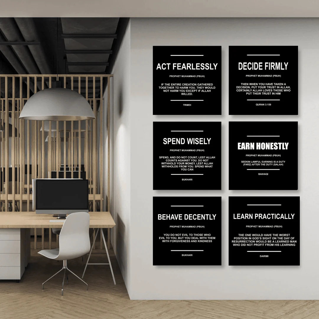 Motivational Frames Set of Frames -  Decor Setup