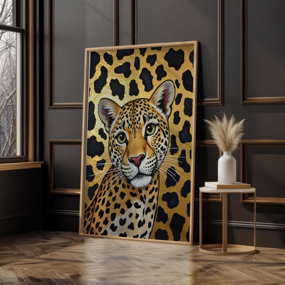 Golden Leapord Single Wall art