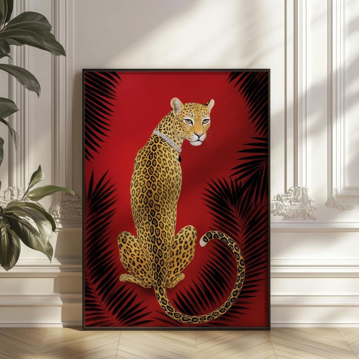 Leapord Single Wall art