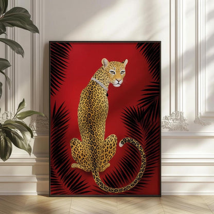 Leapord Single Wall art