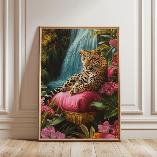 Leapord Single Wall art