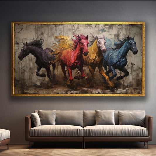 Family Running Wall Art