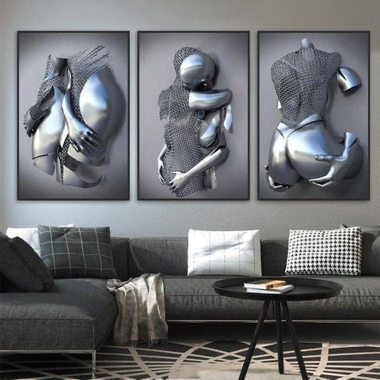 Silver Wake Up Women  – 3 PANEL