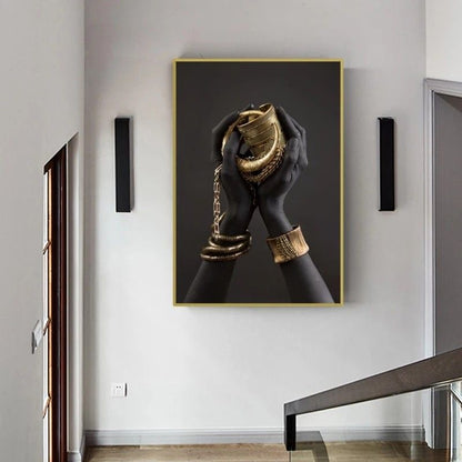 Scandinavian Hands Single Wall Art