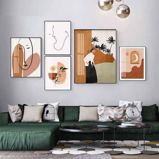 BOHO Art Frames Abstract Wall Art