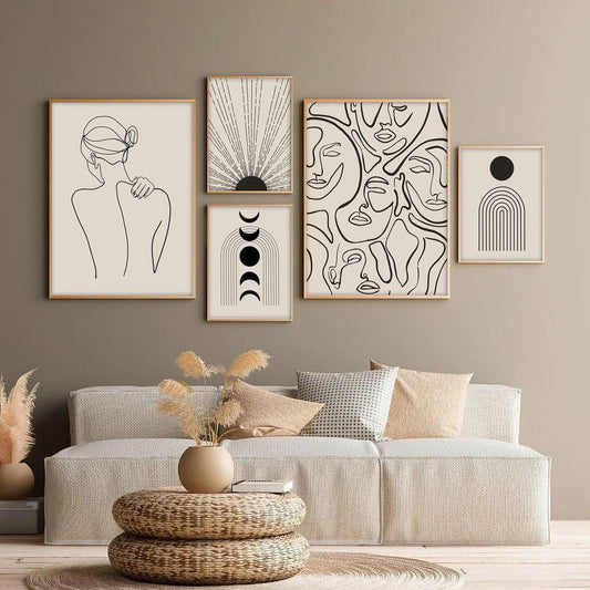 BOHO Art Frames Abstract Wall Art