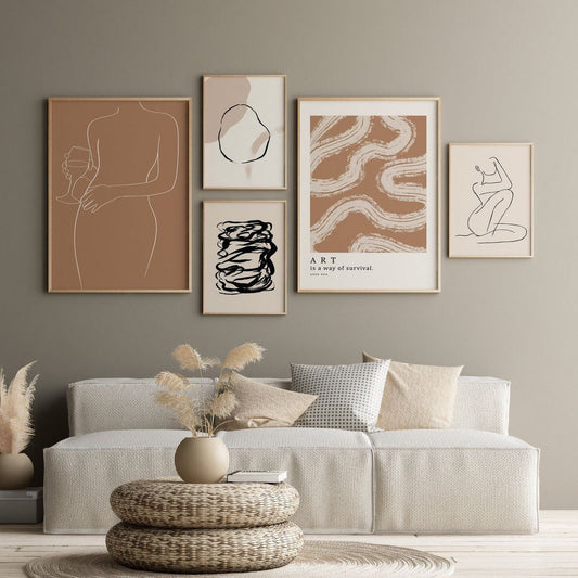 Unique BOHO Art Frames Abstract Wall Art