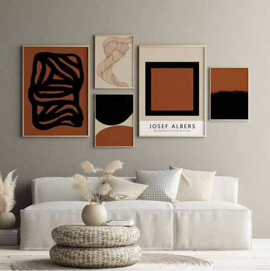 Set Poster Terracotta and Neutral