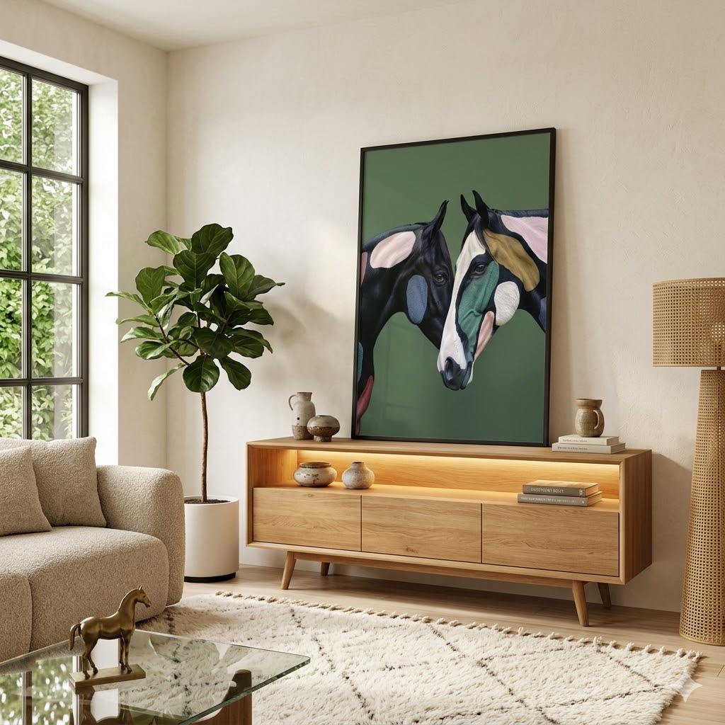 Prism Horse Portrait Wall art