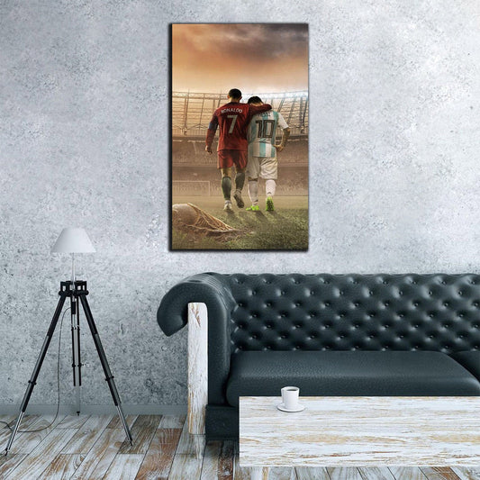 Mutual Respect |  Ronaldo&Messi Wall Art