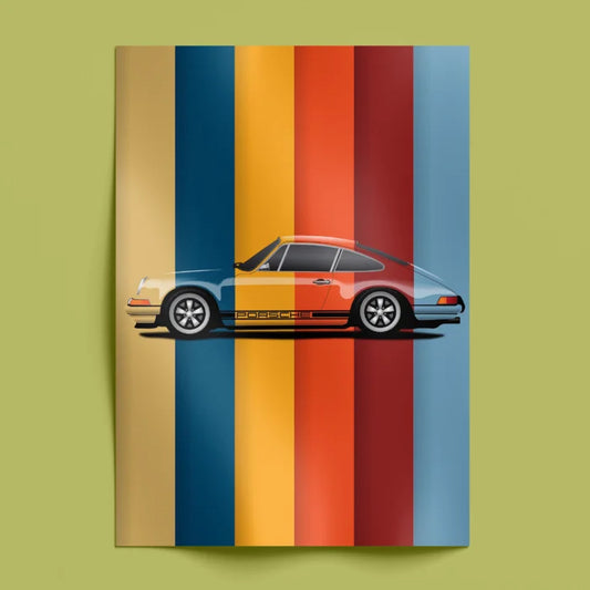 Porsche wall Poster
