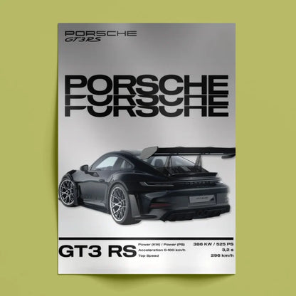 Porsche 911 GT3 Wall Poster